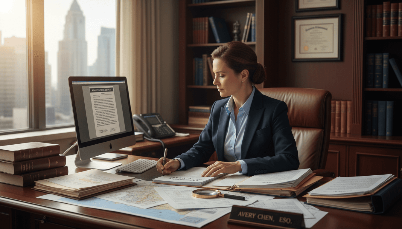 Title encumbrances and easements