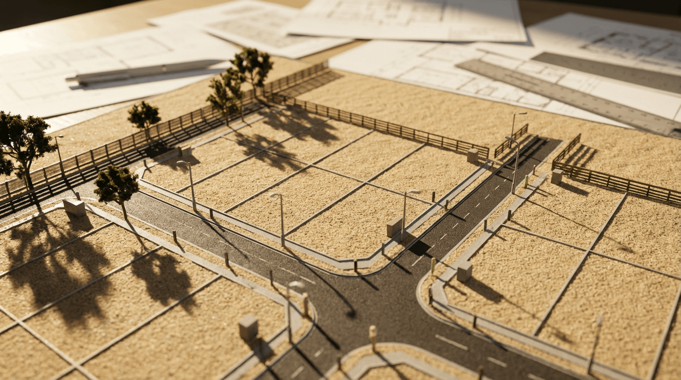 Subdivision property parcel maps and planning
